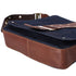 Christian Dior Street Chic Shoulder Bag Navy Brown Denim Leather